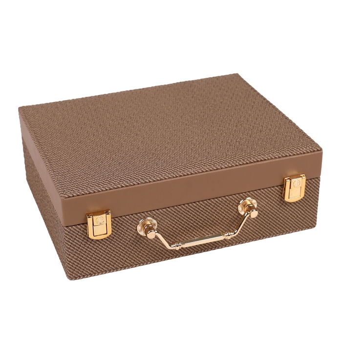 Cosmetics organizer, GS, Canvas, 8 compartiments, 23x18x8 cm, Various Colors