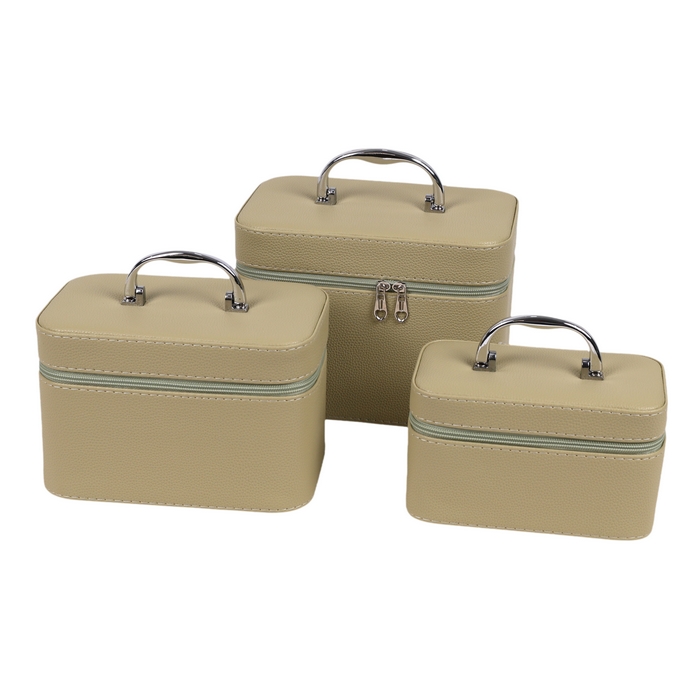 Storage organizer, GS, Eco Leather, 23x15x16.5 cm, Green