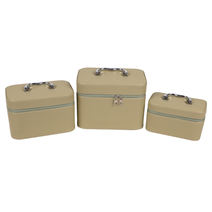 Storage organizer, GS, Eco Leather, 23x15x16.5 cm, Green