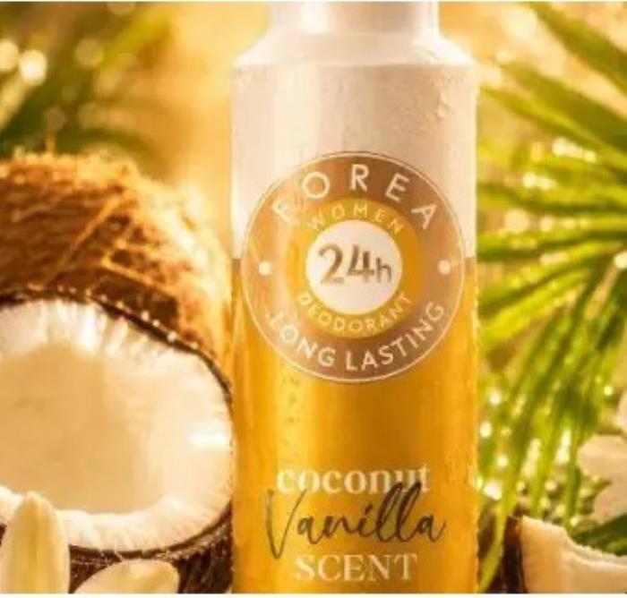 Deodorant, FOREA, Pentru Femei, Spray, 200ml, Cocco e vaniglia