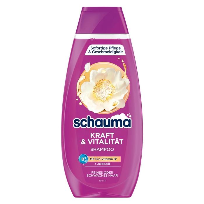Шампунь, SHAUMA, 400 мл, Jojoba oil, Strength&Vitality