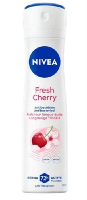 Deodorant, NIVEA, Pentru Femei, Spray, 150 ml, Fresh Cherry