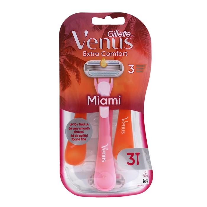 Набор бритвы, GILLETTE, 3 предмета, 3 лезвий, Venus