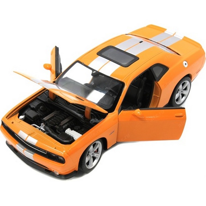 Jucarie masina dodge challenger ssrt, Welly, Metal/ Plastic, 3+