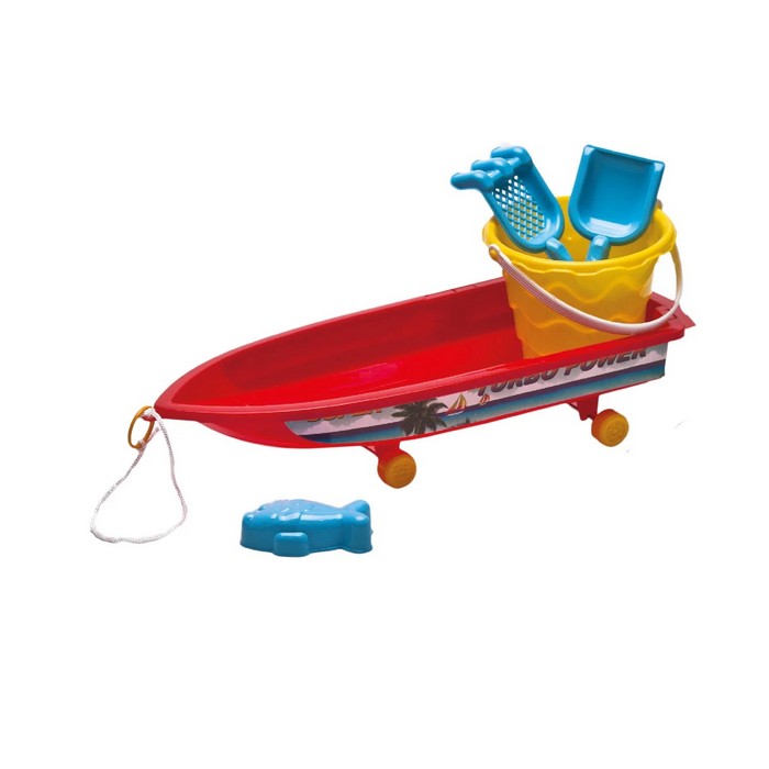 Jucarie de nisip cu accesorii, GUCLU TOYS, Plastic
