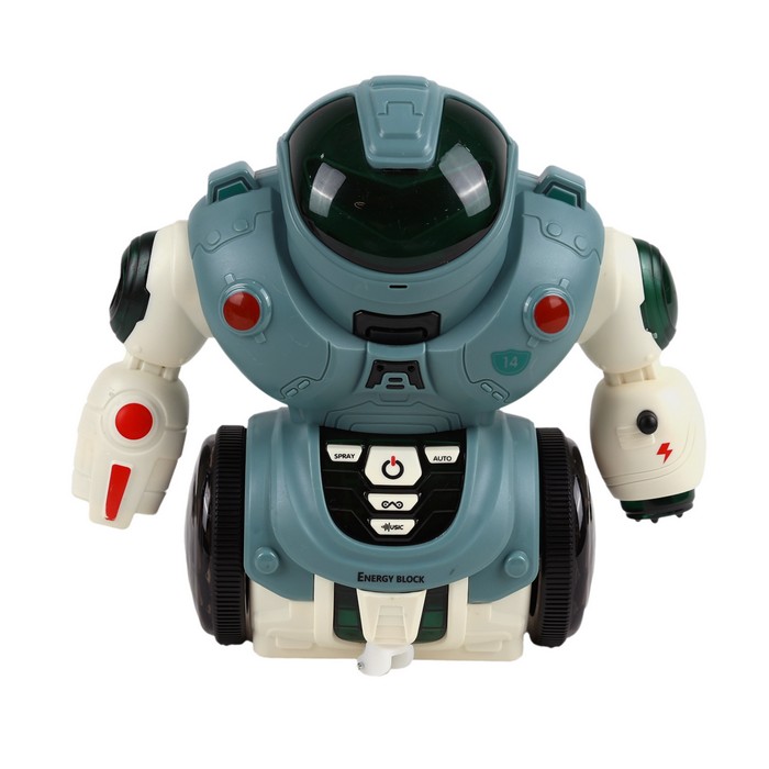 Jucarie robot, GS, Teleghidata, lumina/sunete, Plastic/Metal, 3+