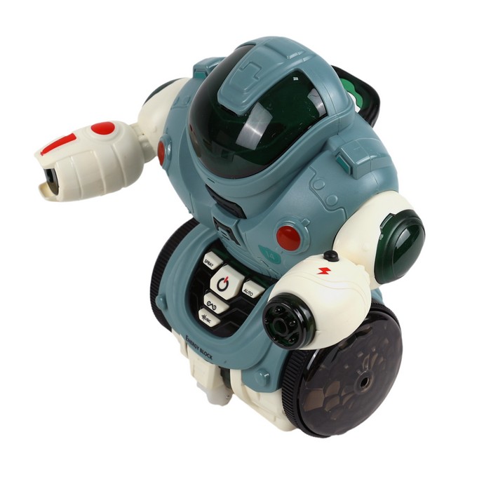 Jucarie robot, GS, Teleghidata, lumina/sunete, Plastic/Metal, 3+