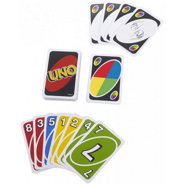 Joc de logica, MATTEL, UNO, Carton, 6+