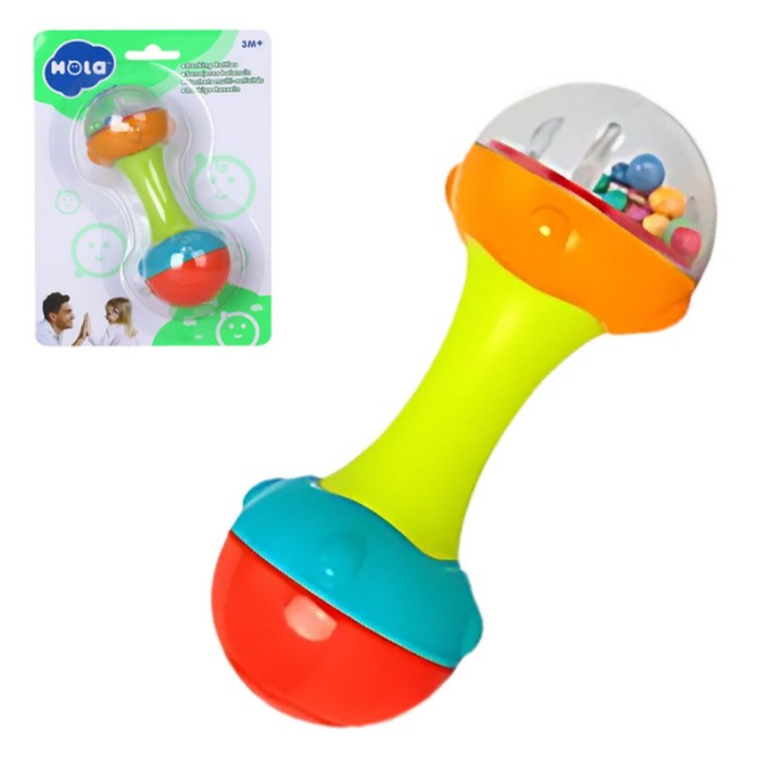 Zornaitoare bebelusi, HOLA TOYS, Plastic, 3m+