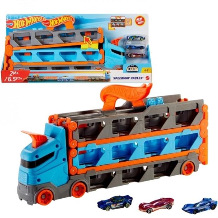 Camion transportator, Hot Wheels, Camion, 4+
