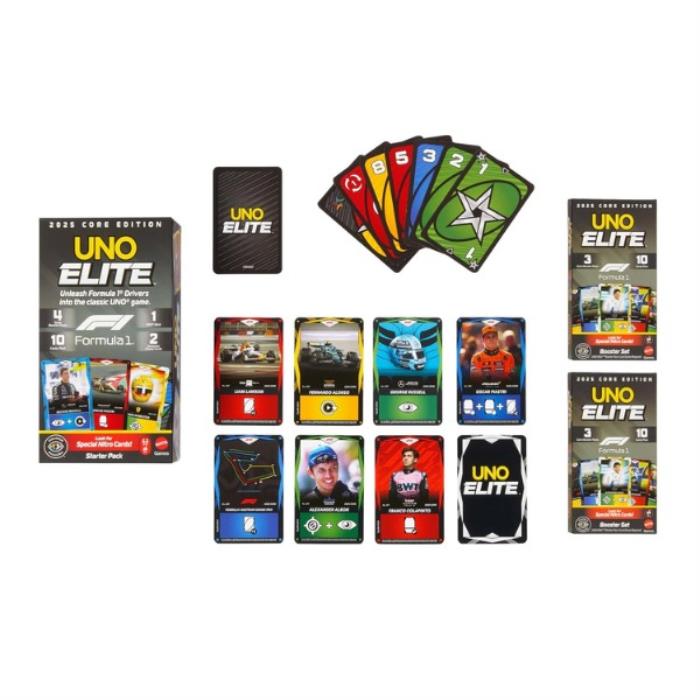 Carti de joc, MATTEL, UNO, 9 buc, 7+
