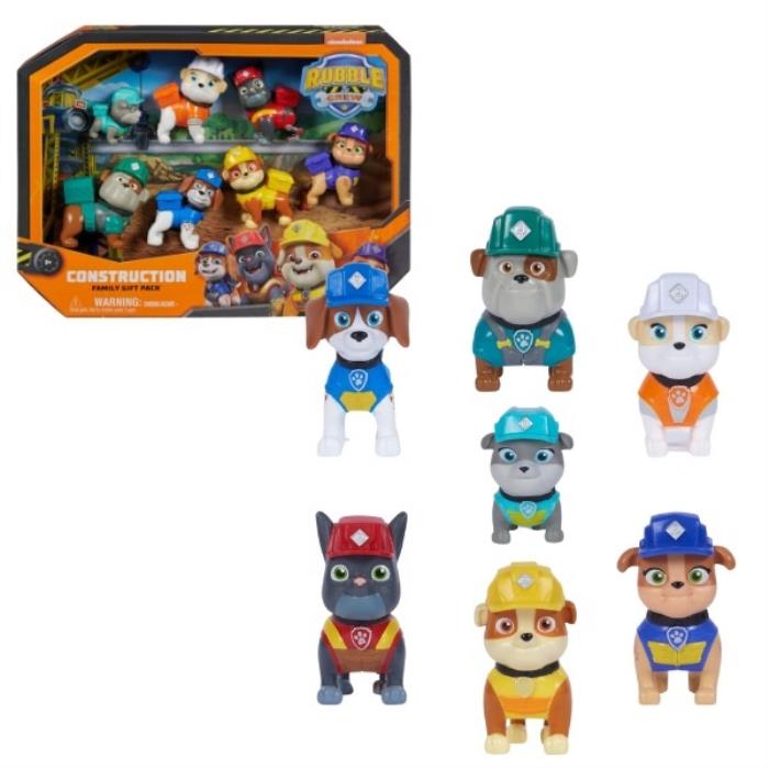 Set de mini figurine, Spin Master, Paw Patrol, 3-6 ani, 7 piese