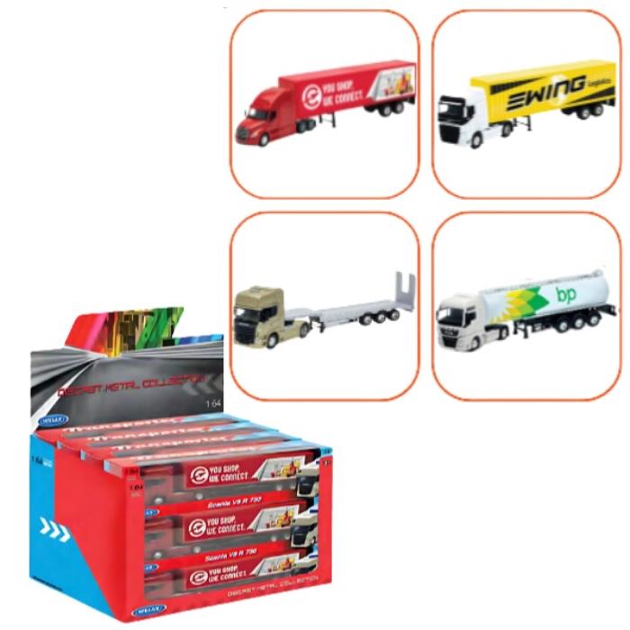 Camion, Welly, Camion, Metal, 3-6 ani