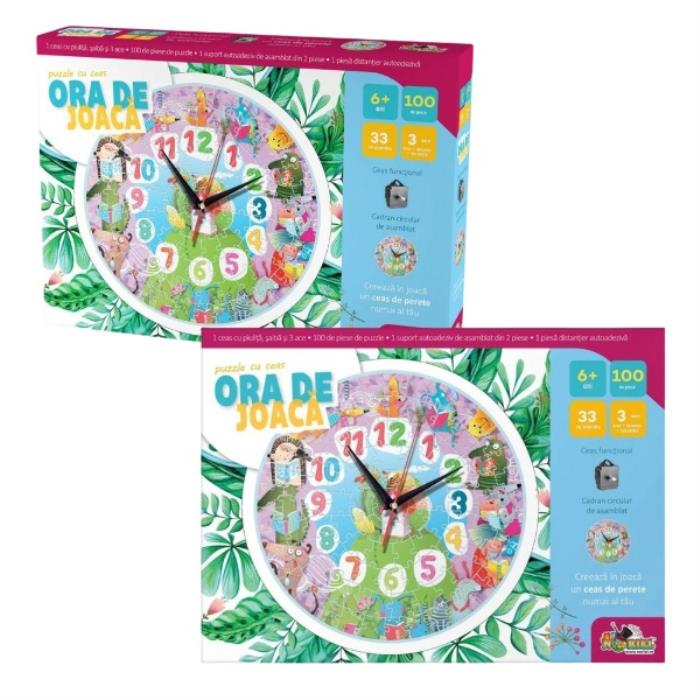 Puzzle, NORIEL, Ceasul, 100 elemente, 6+