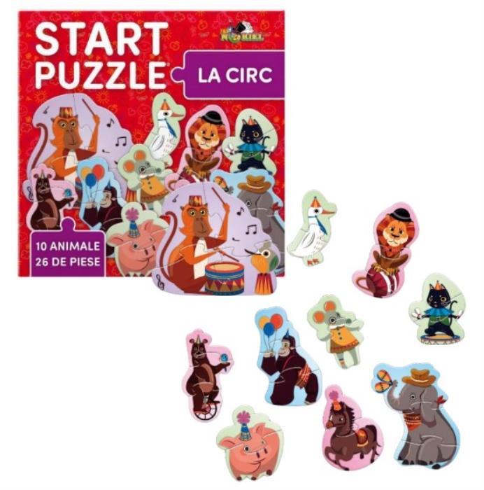 Puzzle, NORIEL, 24 elemente, La circ, 3-6 ani, Carton