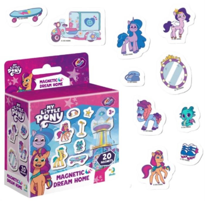 Joc magnetic, DODO, 20 elemente, Carton, My Little Pony, Casa de vis