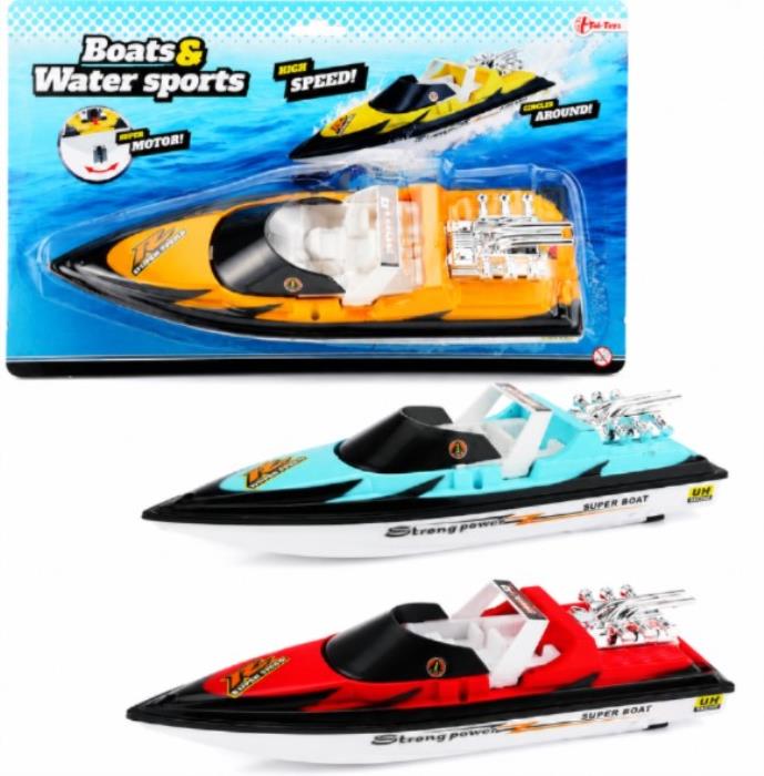 Barcuta electrica apa, TOI-TOYS, Barca, 3+, Teleghidata