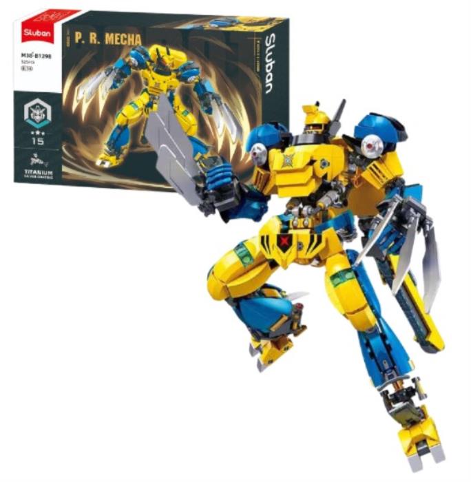 Construction set, SLUBAN, Werewolf Robot, Plastic, 525 items, 6-12 years