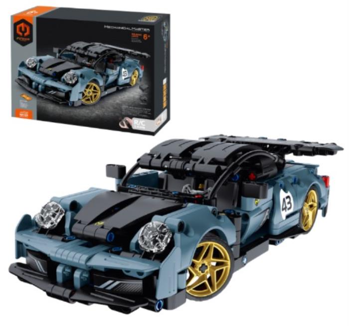 Construction set, SLUBAN, Race car, Plastic, 449 items, 12+