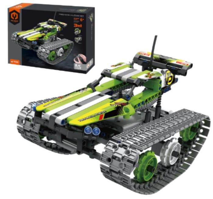 Construction set, SLUBAN, Off-road vehicle, Plastic, 353 el., 12+