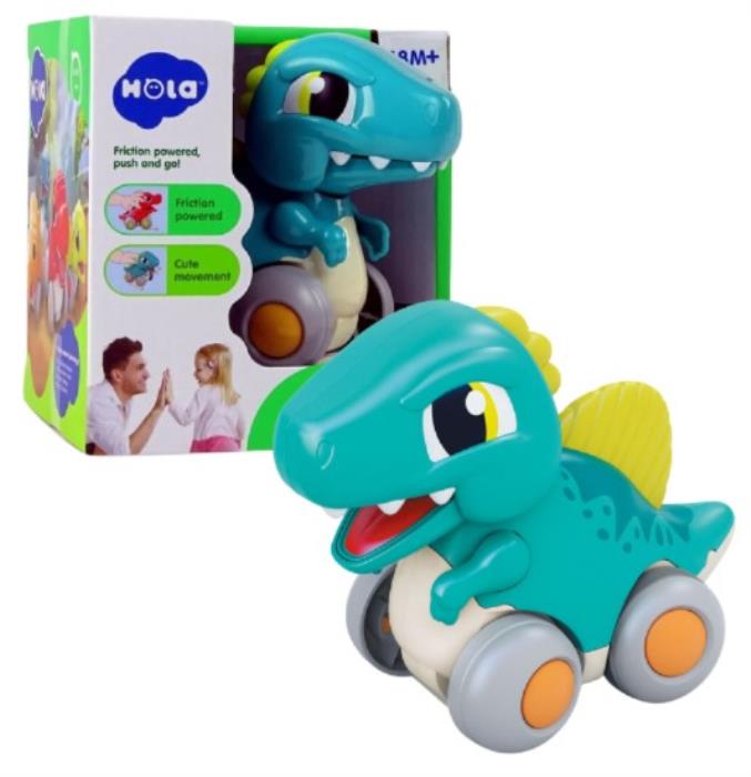 Jucarie educativa, HOLA TOYS, Dinozaur, Plastic, 0-3 ani