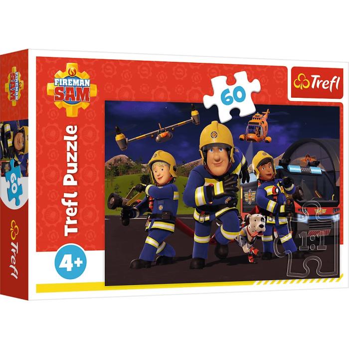 Puzzle, TREFL, Pompieri, 60 elemente, 4+