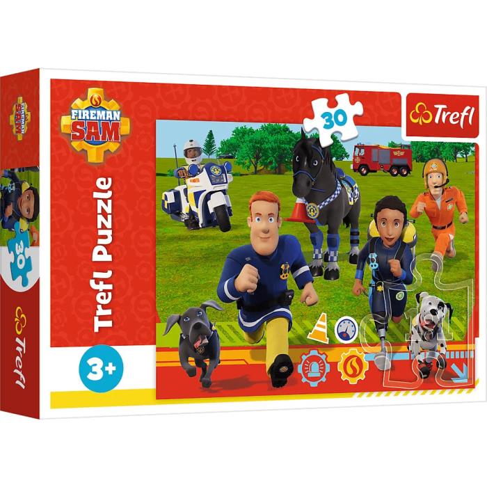 Puzzle, TREFL, Pompieri, 30 elemente, 3+
