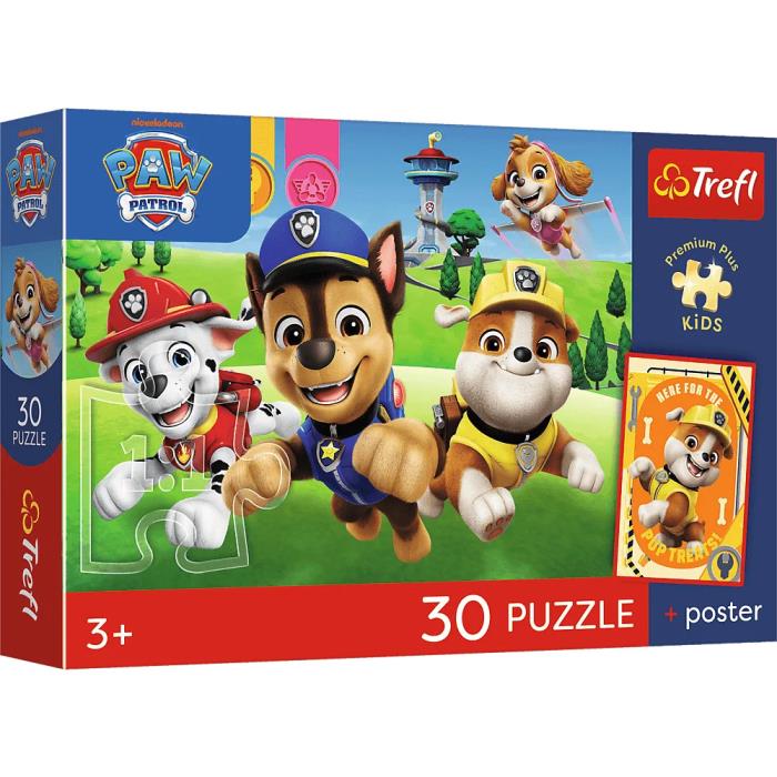 Puzzle, TREFL, PAW PATROLL, 30 elemente, 3+
