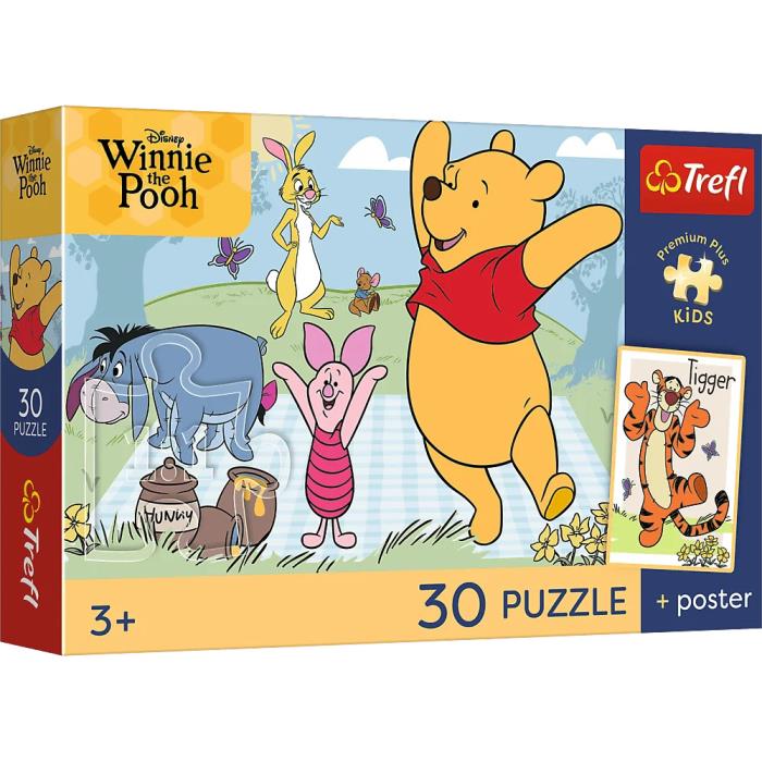 Puzzle, TREFL, Winnie the Pooh, 30 elemente, 3+