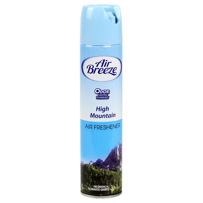 Освежитель воздуха, AIR BREEZE, 300ml, High mountains, Aerosol, Blue