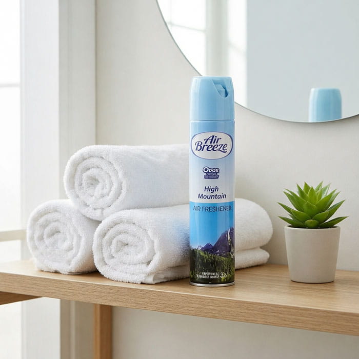 Освежитель воздуха, AIR BREEZE, 300ml, High mountains, Aerosol, Blue
