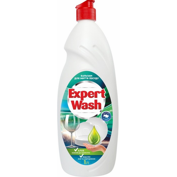 Моющее средство для посуды, EXPERT WASH, 1Л, Алоэ Вера