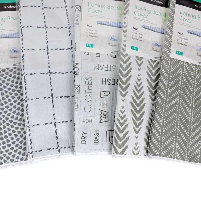 Чехол на гладильную доску, ANDEYA, Гладильная доска, 140x50 см, Текстиль