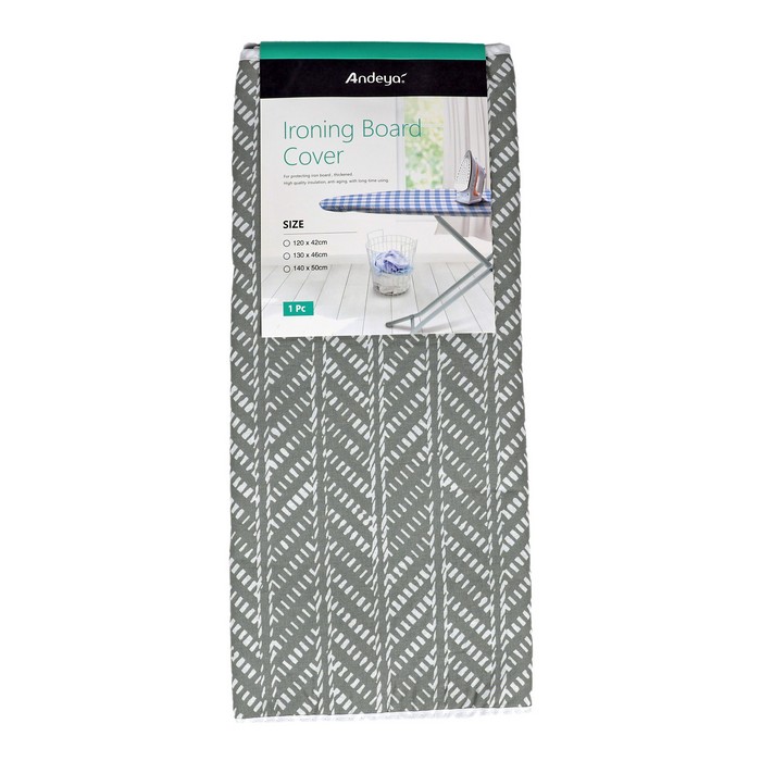 Чехол на гладильную доску, ANDEYA, Гладильная доска, 140x50 см, Текстиль