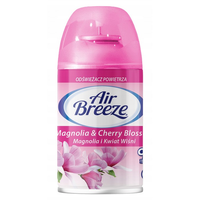 Air freshener reserve, AIR BREEZE, 250ml, Magnolia, Interior/Exterior, Pink