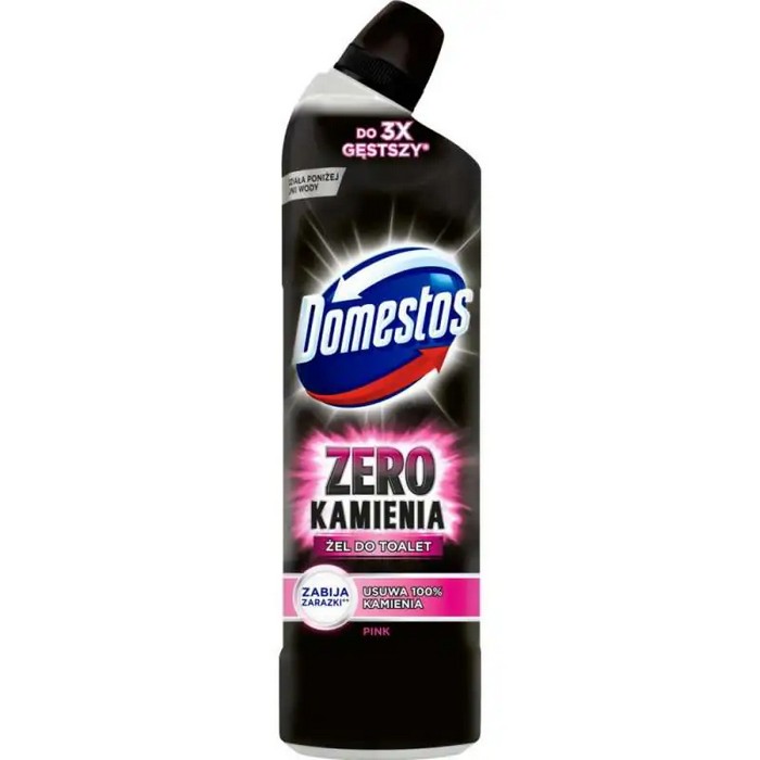 Gel wc, DOMESTOS, 750ml, Zero, Pink, Gel