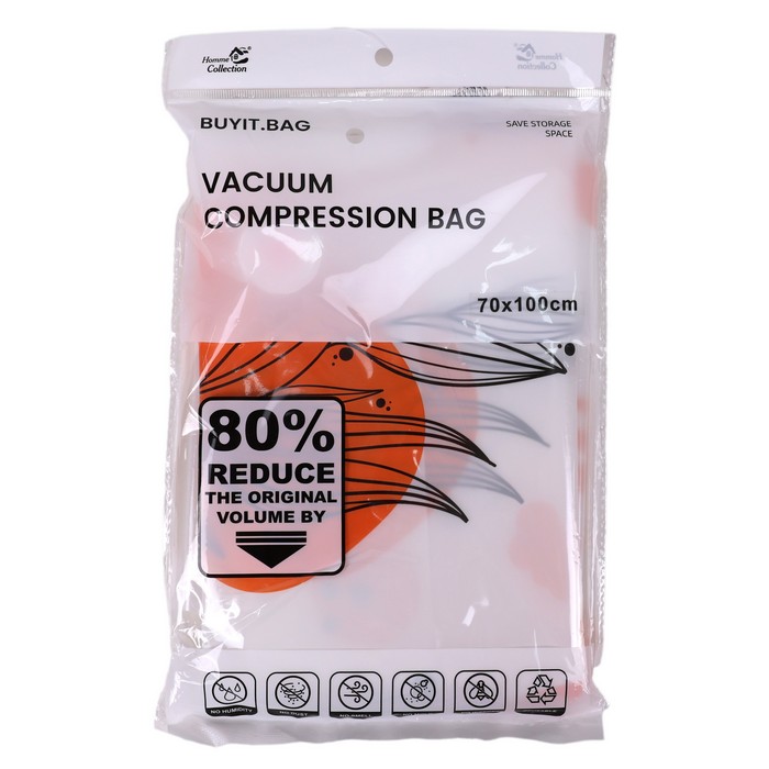 Punga pentru vacuumare, BUYIT.BAG, Universala, 70x100 cm, Plastic