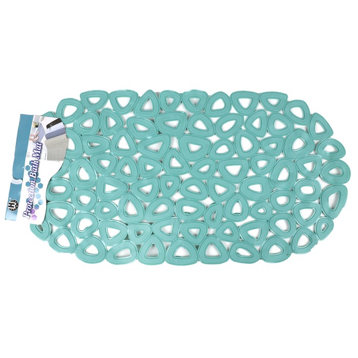 Коврик для ванной комнаты, BATH MAT, Резинка, 37x68 см, Различные Цвета, Прямоугольник с закругленными углами