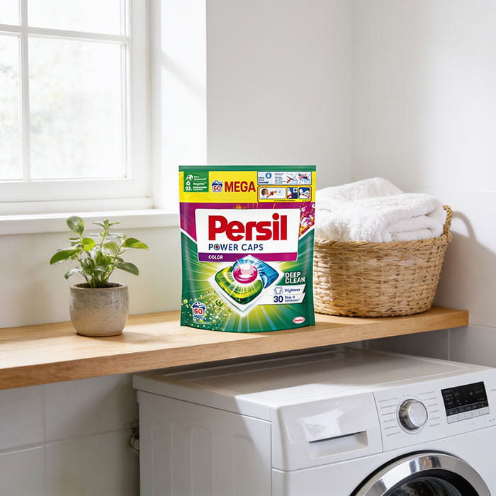 Detergent rufe, PERSIL, Capsule, 60 piese, Color, Power, Color, 60 spalari
