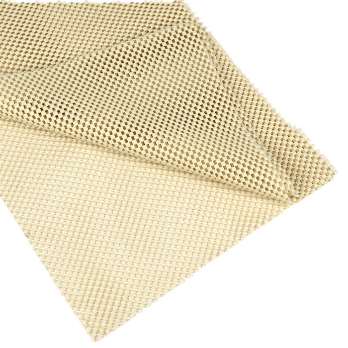 Set covorase antiderapante, YNMEIGE, 3 piese, Cauciuc, 28X43 cm, Crem
