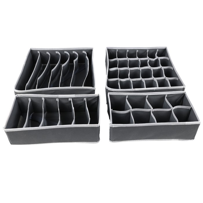 Набор организаторов, GS, 4 штук, Для одежды, Текстиль, 32x15x10x2 cm, 31x31x10x2 cm