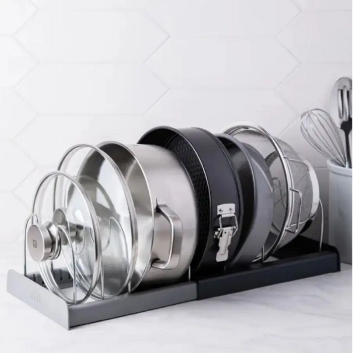 Держатель для тарелки, GS, Для тарелок, Для крышок, Пластик, Металл, Антрацит