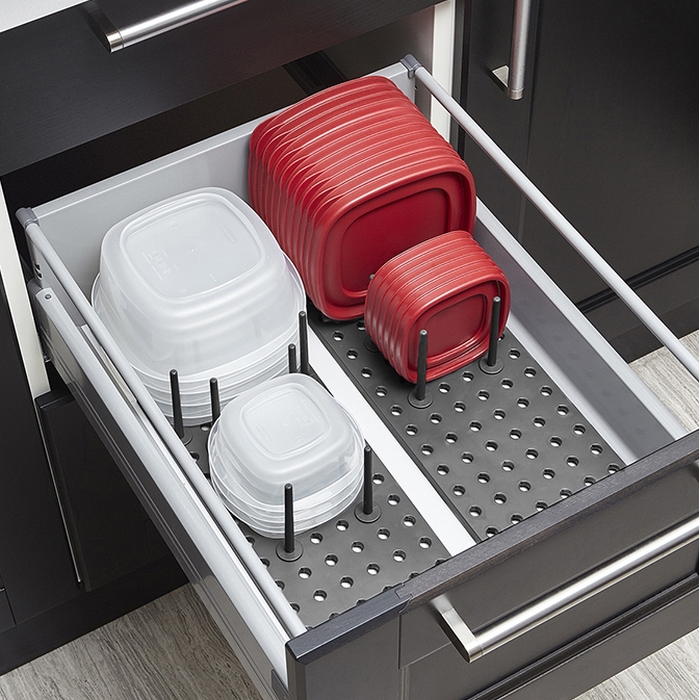 Держатель для тарелки, GS, Для тарелок, Для крышок, Пластик, Антрацит