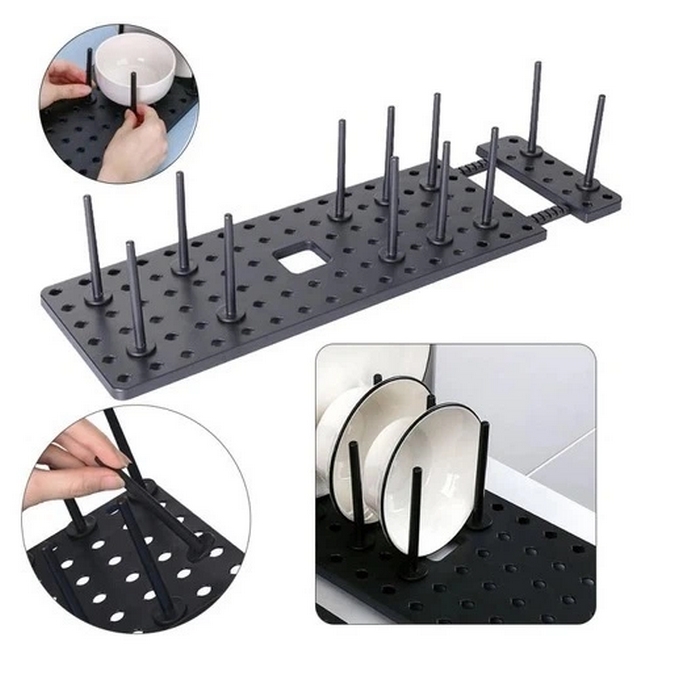 Держатель для тарелки, GS, Для тарелок, Для крышок, Пластик, Антрацит