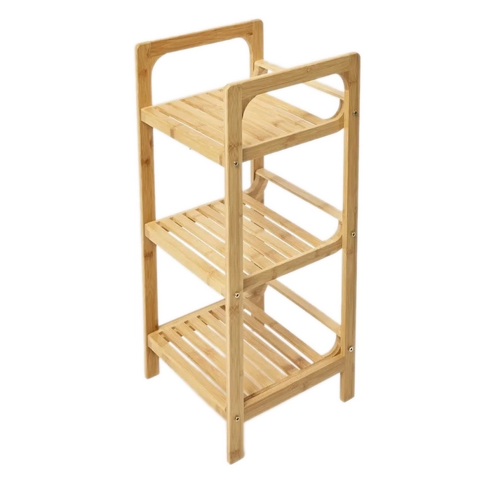 Полка для хранения, GS, Бамбук, 75см, 30 см, 30см