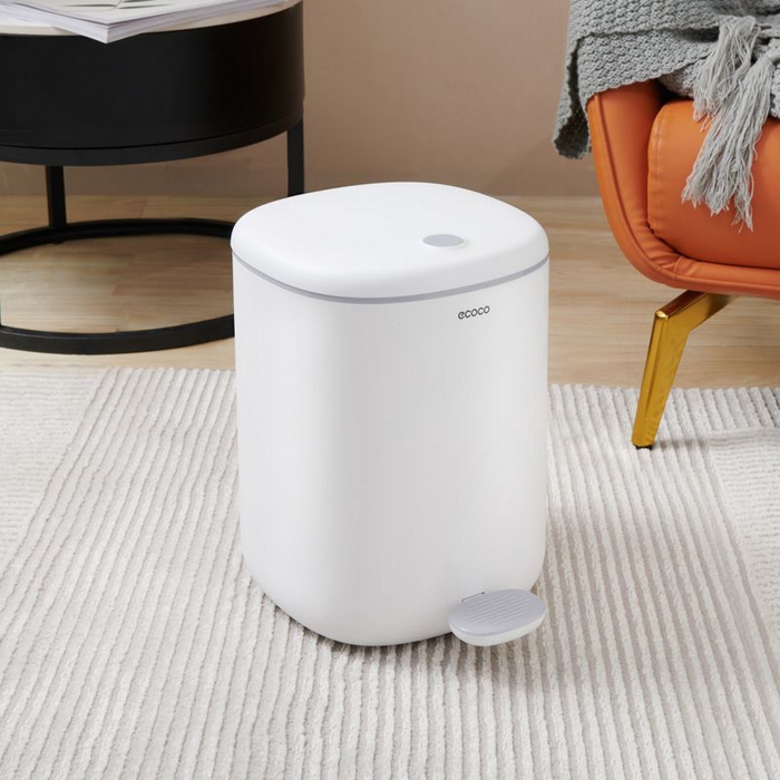 Мусорное корзина, ECOCO, Пластик, Различные Цвета, 30.3x23x23.7 cm