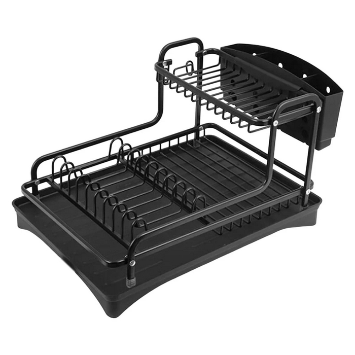 Сушилка для посуды, GS, Алюминий Сплав, 40 см, 29 см, 32 см, Черный