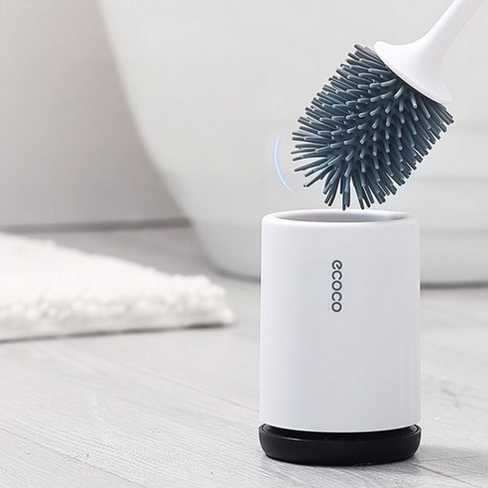 Toilet brush, ECOCO, Plastic, White