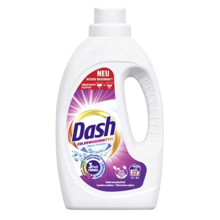 Detergent rufe, DASH, Gel, 1.1L, 22 (spalari), Color, Prospetime
