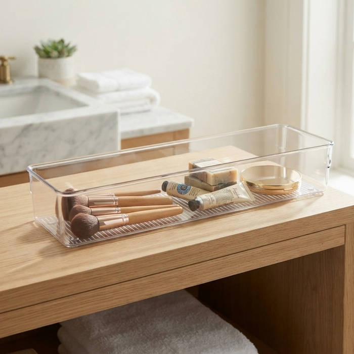 Organizator, GS, Plastic, 31x7.5x5 cm, Transparent